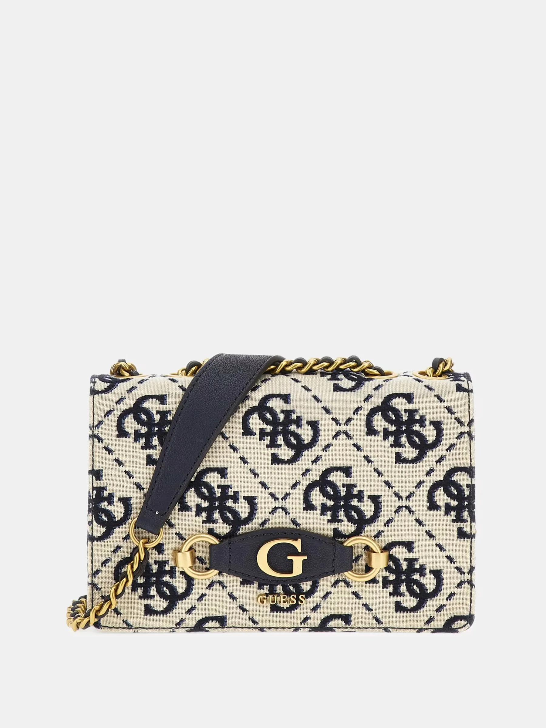 Guess Crossover Flapbag Dusty Navy Logo